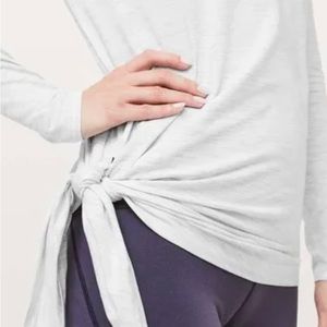 Lululemon  side-tie shirt
